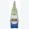 Patio Trasero Wood Gnome Welcome Door Leaner PA4266920
